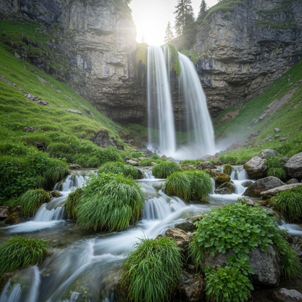 Alpine Pflanzenextrakte und Quellen